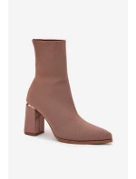 Boty na podpatku model 217512 Step in style Boty na podpatku model 217512 Step in style