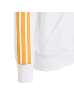 Adidas Real Madrid Dětská mikina s kapucí bílá KG2953 Adidas Real Madrid Dětská mikina s kapucí bílá KG2953
