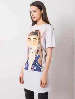 Tunika D12022O02382A světle šedá