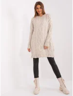 Šaty LC SK 8012 2.25P světle béžová Šaty LC SK 8012 2.25P světle béžová