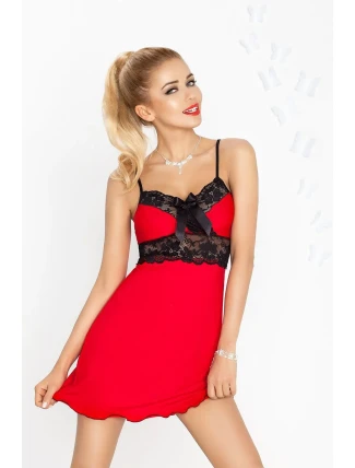 Košilka Ines Červená a černá - Dkaren Košilka Ines Červená a černá - Dkaren