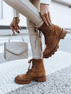 Dámské kozačky LOVED camel FashionStreet ZY0406