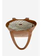 Kabelka Shopperka s přezkou NOBO BAG6010-017 světle hnědá