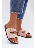 Dámské žabky Světle růžové Oliena