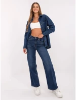 Kalhoty D85083BI62544D295 tmavě modré