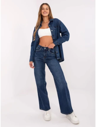 Kalhoty D85083BI62544D295 tmavě modré