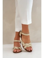 Sandály na podpatku  model 210706 Step in style