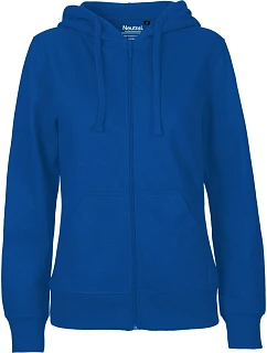 Neutral O 83301 Dámská mikina s kapucí z bio bavlny 77.8331 royal