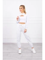 Bavlněná 3dílná souprava bílá Bavlněná 3dílná souprava bílá