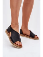 Kožené dámské sandály Artiker 46C1016 černé
