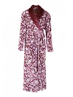 Dámský župan Flora 2556 4803 Fialová s bílou - Vestis