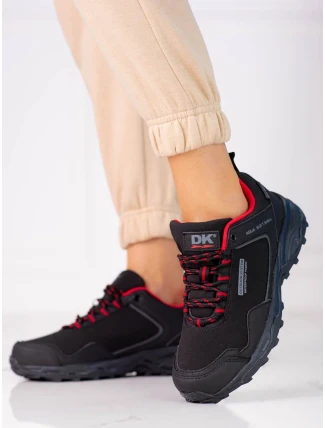 Trendy dámské trekingové boty černé bez podpatku Trendy dámské trekingové boty černé bez podpatku