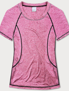Růžové dámské sportovní tričko T-shirt (A-2158)