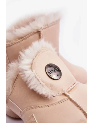 Dětské sněhule zateplené kožešinou Béžová Big Star Dětské sněhule zateplené kožešinou Béžová Big Star