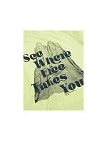 Tričko PEAK PERFORMANCE Explore Graphic Tee Women, žluté