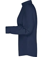 Daiber JN 641 Popelínová business halenka s dlouhým rukávem 02.0641 navy Daiber JN 641 Popelínová business halenka s dlouhým rukávem 02.0641 navy