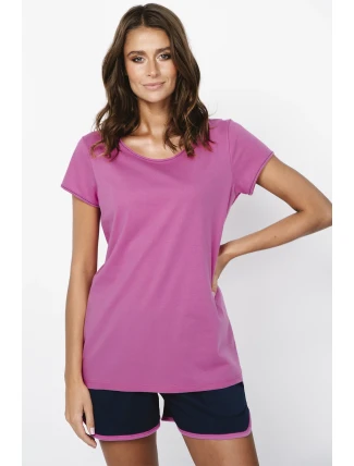 Italská móda Ontega curtailment barva: amarantová/modrá Italská móda Ontega curtailment barva: amarantová/modrá