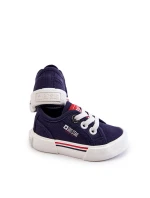 Dětské nízké tenisky Big Star JJ374163 Námořnická modrá Dětské nízké tenisky Big Star JJ374163 Námořnická modrá