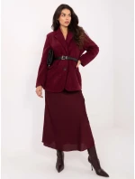 Kabát IT CZ FL7696.16 bordó Kabát IT CZ FL7696.16 bordó