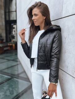Dámská krátká prošívaná bunda SPORT HEVEN černá FashionStreet TY3710