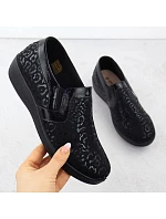 Dámské pohodlné nazouvací boty Unisoft 8910 v maskáčovém provedení