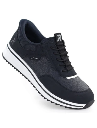 Dámské vysoké boty Rieker L5850-14 v tmavě modré barvě