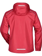 Daiber JN 1118 Pánská bunda do deště 02.1118 red/black