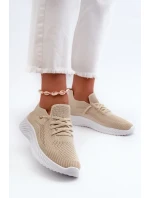 Béžová dámská nazouvací sportovní obuv Jagelia