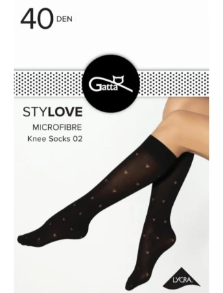 STYLOVE - 02 PODKOLENKY Z MIKROVLÁKNA 40 DEN