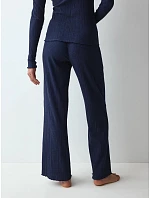 Versatile Rib Straight Trousers - Blue - TRIUMPH Blue - TRIUMPH Versatile Rib Straight Trousers - Blue - TRIUMPH Blue - TRIUMPH