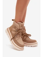 Dámské Botky Trapery Na Platformě Camel Liorae