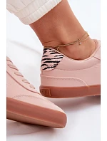 Dámské tenisky z textilu Big Star TT274359 Růžové