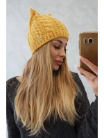 Rabbid K237 hořčicová fleecová čepice Rabbid K237 hořčicová fleecová čepice