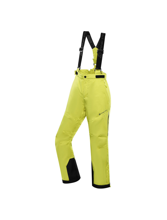 Dětské lyžařské kalhoty s membránou ptx ALPINE PRO OSAGO sulphur spring