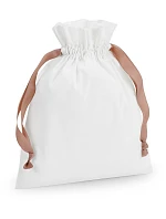 Westford Mill W 121 Bavlněný pytel s dárkovou stuhou 50.0121 soft white/rose gold