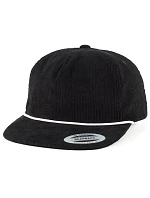 Flexfit 6502CD 5 panelová kšiltovka "Corduroy" 55.02CD black