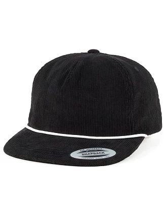 Flexfit 6502CD 5 panelová kšiltovka "Corduroy" 55.02CD black