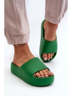 Dámské žabky na tlusté podrážce béžové Oreithano