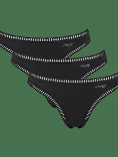 sloggi GO Crush String C3P - BLACK - SLOGGI BLACK - SLOGGI