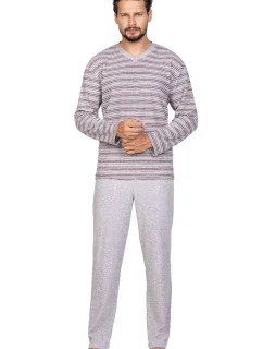 Pánské pyžamo 589 brown - REGINA