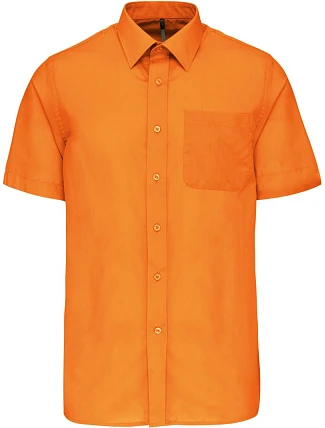 Kariban K 551 Popelínová košile "Ace" s krátkým rukávem 20.K551 orange Kariban K 551 Popelínová košile "Ace" s krátkým rukávem 20.K551 orange