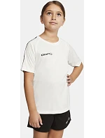 Craft Teamwear Squad Go Contrast Jersey Jr Dětské kontrastní sportovní tričko 82.2727 white Craft Teamwear Squad Go Contrast Jersey Jr Dětské kontrastní sportovní tričko 82.2727 white
