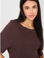 Tričko RV TS A1090.30 tmavě hnědé Tričko RV TS A1090.30 tmavě hnědé