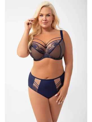Dámské kalhotky Gorsenia K 497 Paradise Tmavě modré Dámské kalhotky Gorsenia K 497 Paradise Tmavě modré