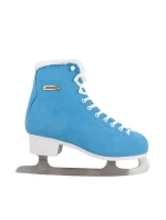 Modrobílé krasobrusle Roces Suede Eco-Fur 450702 004