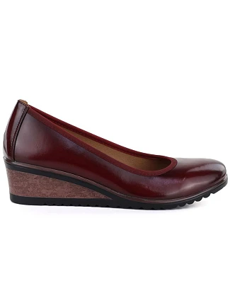 Červené polobotky Vinceza 58628 dámské s podpatkem Červené polobotky Vinceza 58628 dámské s podpatkem