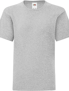 Fruit of the Loom Kids Iconic 150 T Dětské tričko 16.1023 heather grey