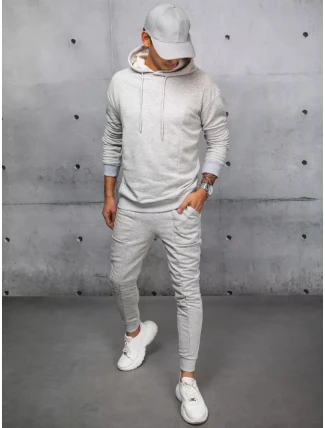 FashionStreet šedá pánská tepláková souprava AX0675