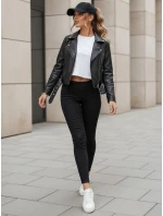 Dámské úzké džíny černé FashionStreet UY2746