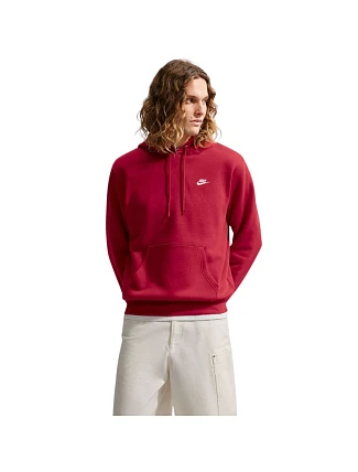 Pánská mikina Nike Club BB červená FN3859 608 Pánská mikina Nike Club BB červená FN3859 608